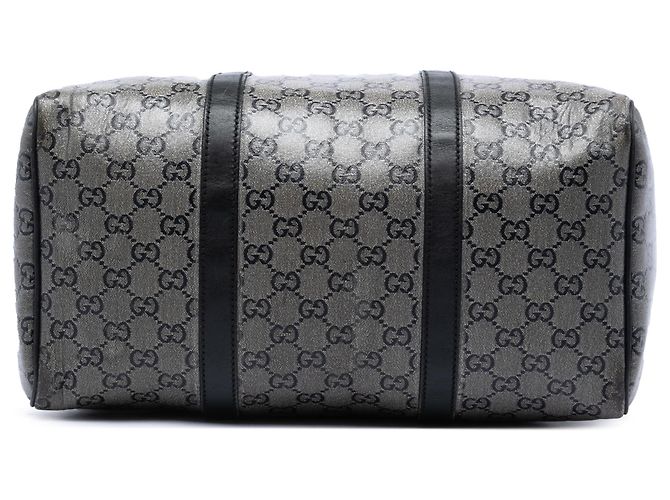 Borsa Boston GG Crystal Joy Gucci Grigio Medium Marrone - vista 3