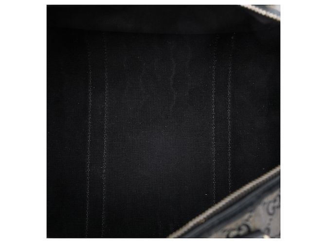 Borsa Boston GG Crystal Joy Gucci Grigio Medium Marrone - vista 4