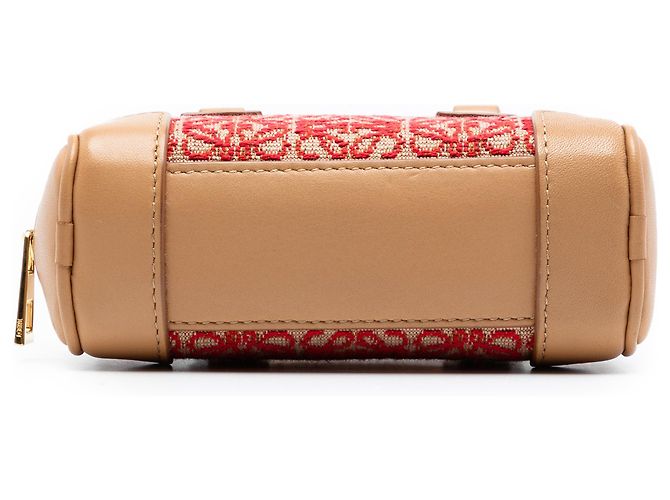 LOEWE Bolso Nano Canvas Amazona Marrón Castaño - vista 3