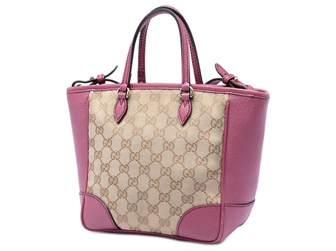 Gucci Beige Small GG Canvas Bree Satchel - Ansicht 2