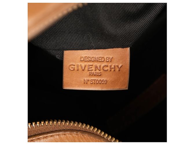 Borsa Givenchy in pelle marrone con logo 4G - vista 6
