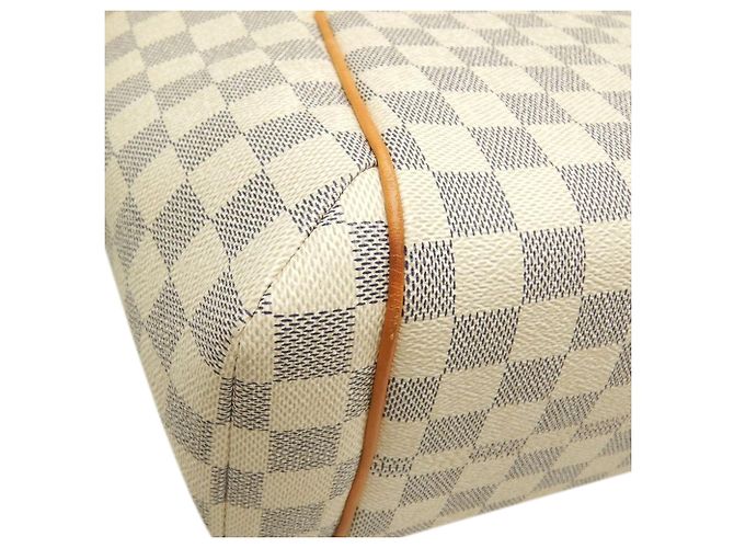 Louis Vuitton White Damier Azur Totally PM Bianco - vista 12