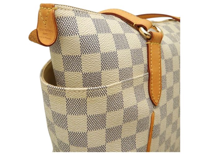 Louis Vuitton White Damier Azur Totally PM Bianco - vista 14