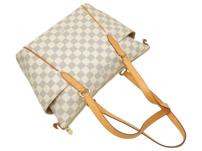 Louis Vuitton White Damier Azur Totally PM Bianco - vista 2
