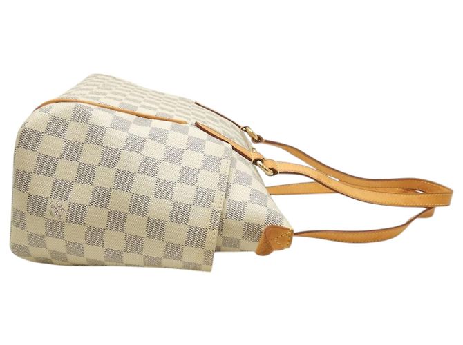 Louis Vuitton White Damier Azur Totally PM Bianco - vista 3