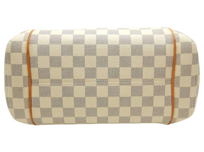 Louis Vuitton White Damier Azur Totally PM Bianco - vista 4