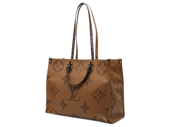 Louis Vuitton Marrone Monogram Reverse Giant OnTheGo GM - vista 2