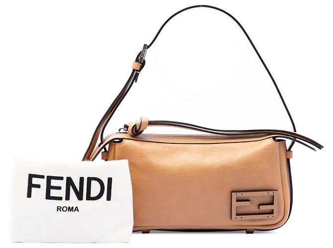Fendi Beige Mini Calfskin Simply Handbag - view 6