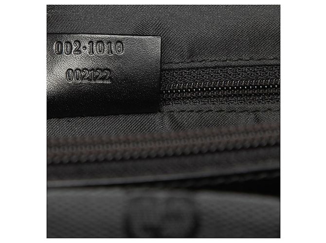 Borsa Gucci Gray GG Canvas Bamboo Marrone Grigio antracite - vista 6
