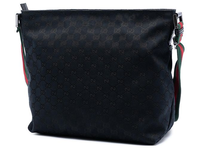Borsa a tracolla Gucci Blue GG Canvas Web Blu navy - vista 2
