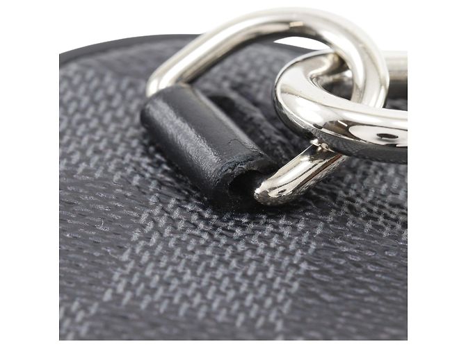 Borsa a tracolla Louis Vuitton Black Damier Graphite 3D Amazone Nero - vista 14