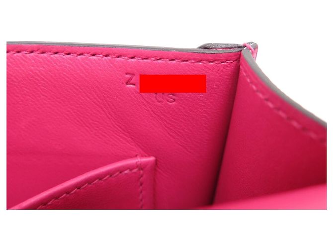 Hermès NUOVA BORSA A SPALLA HERMES VERROU MINI PELLE DI CAPRA MYSORE FUSHIA ANEMONE Fuschia - vista 11