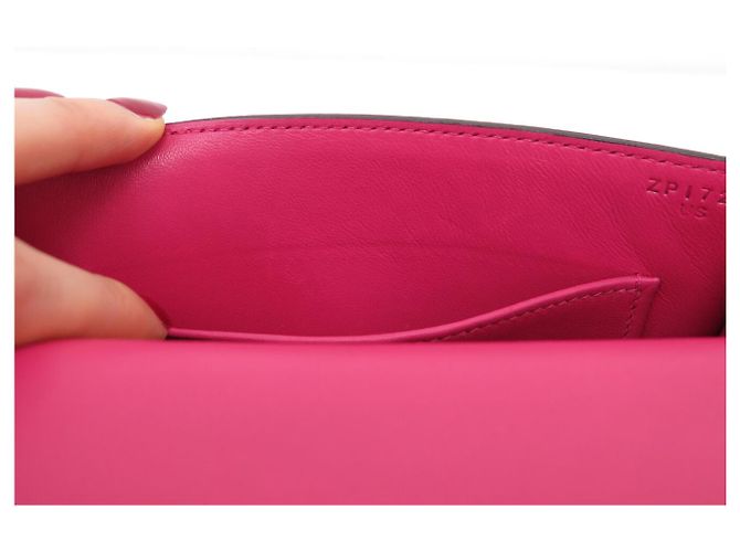 Hermès NUOVA BORSA A SPALLA HERMES VERROU MINI PELLE DI CAPRA MYSORE FUSHIA ANEMONE Fuschia - vista 12