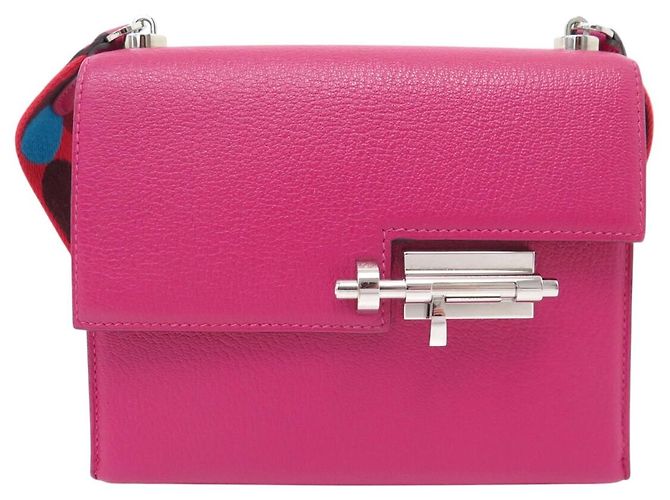 Hermès NUOVA BORSA A SPALLA HERMES VERROU MINI PELLE DI CAPRA MYSORE FUSHIA ANEMONE Fuschia - vista 2
