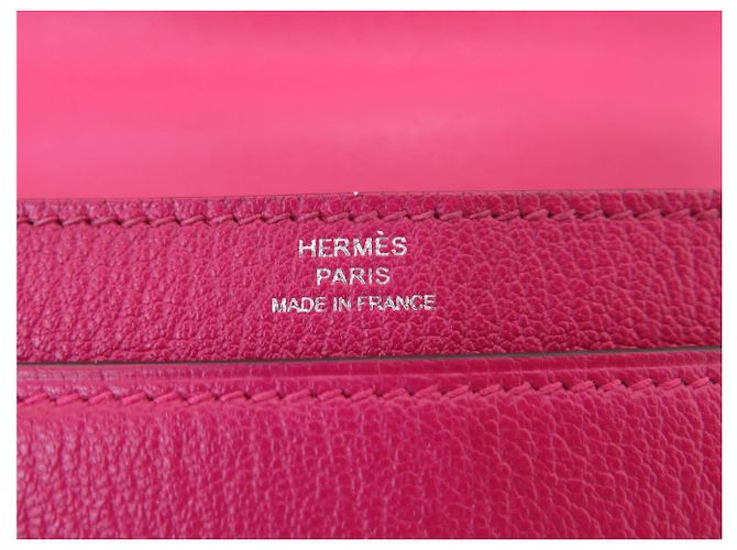 Hermès NUOVA BORSA A SPALLA HERMES VERROU MINI PELLE DI CAPRA MYSORE FUSHIA ANEMONE Fuschia - vista 9