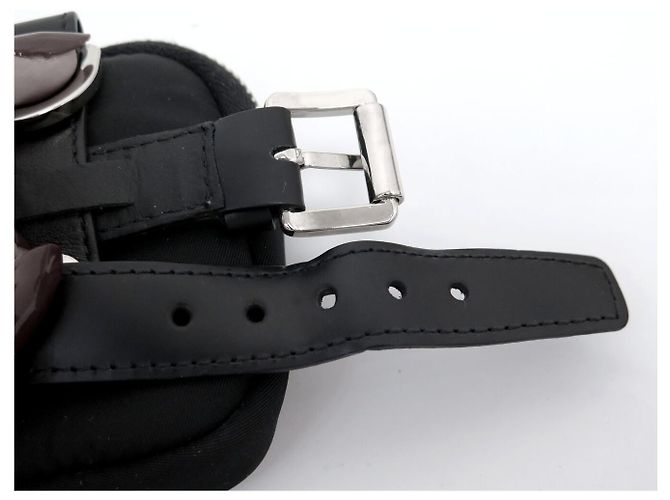 NUOVA MINI POUCH PRADA RE-NYLON PORTAMONETE BORSA GIOIELLI COIN BAG Nero - vista 13