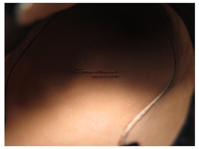 SCARPE SANTONI 13998 RICHELIEU 8 IT 43 FR PELLE PATINATA GRIGIA Grigio - vista 10