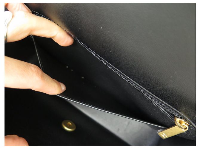 NOVA CHANEL TIMELESS HANDLE PM BOLSA DE COURO MATELASSÊ COM ALÇA Preto - vista 12