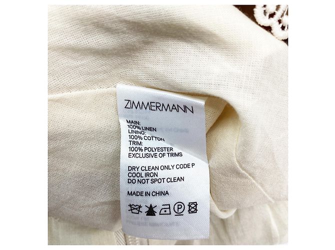 Tute Bonita con stampa floreale di Zimmermann in lino multicolore - vista 4
