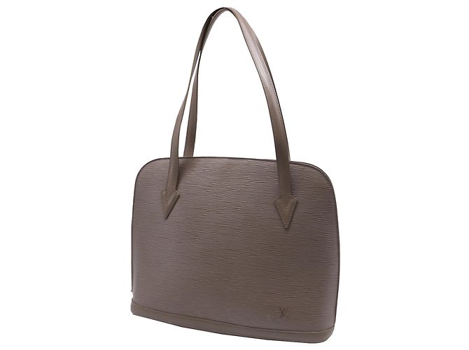 Louis Vuitton Lussac Shoulder Bag in Brown Epi Leather Red - view 2