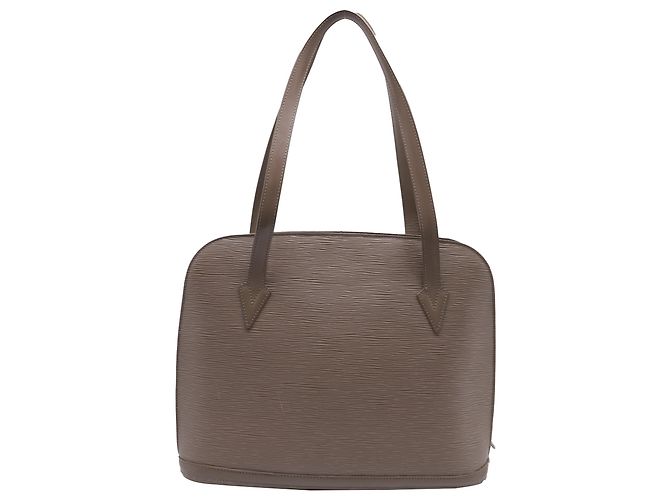 Louis Vuitton Lussac Shoulder Bag in Brown Epi Leather Red - view 4