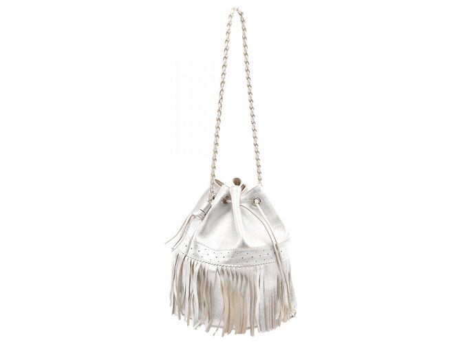 Autre Marque Borsa a secchiello CARNIVAL L in pelle J&M Davidson Argento - vista 2