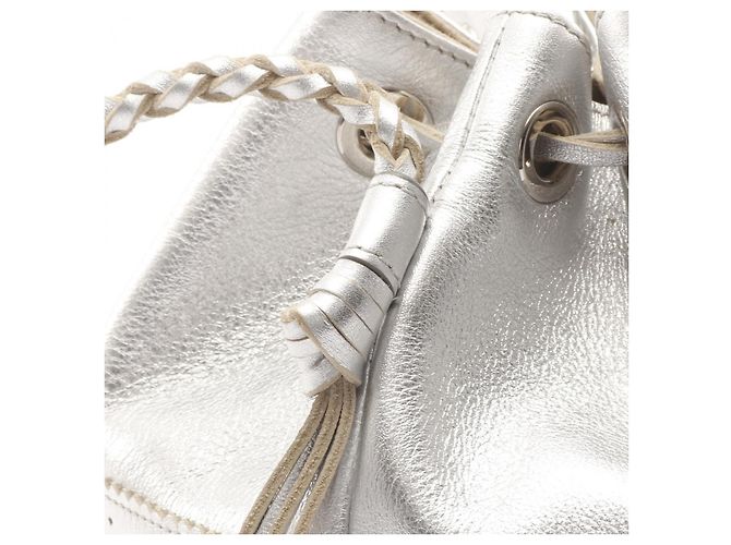 Autre Marque Borsa a secchiello CARNIVAL L in pelle J&M Davidson Argento - vista 7
