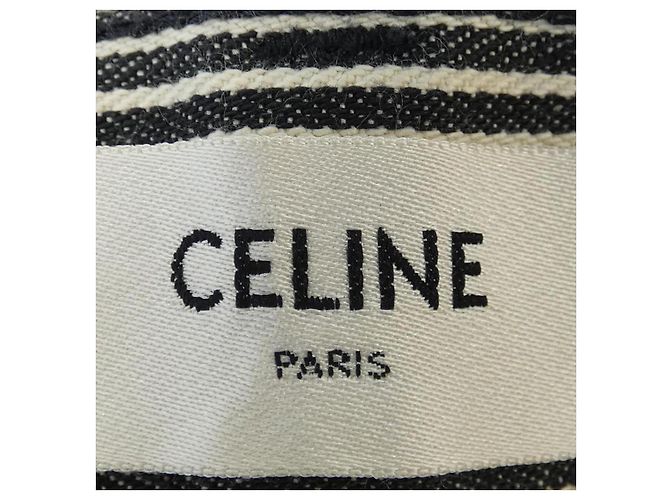 Céline Pantalones a rayas CELINE Negro - vista 4