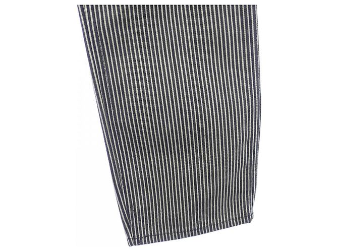 Céline Pantalones a rayas CELINE Negro - vista 5