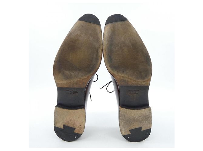 Autre Marque Scarpe in pelle Santoni Marrone - vista 4