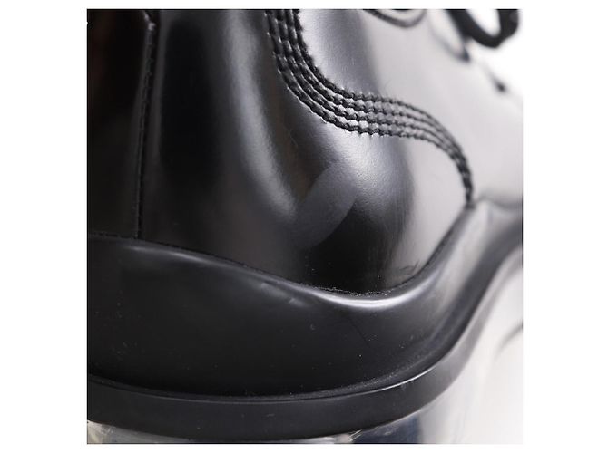 Prada Leder-Sneaker Schwarz - Ansicht 10