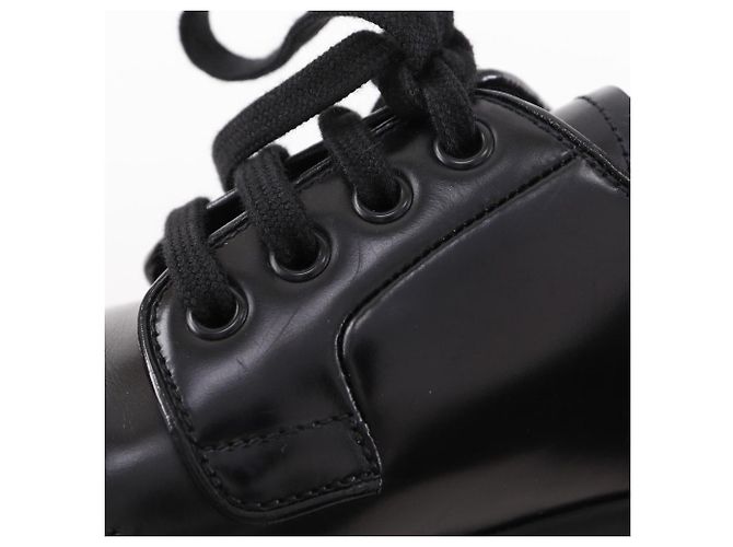 Prada Leder-Sneaker Schwarz - Ansicht 8