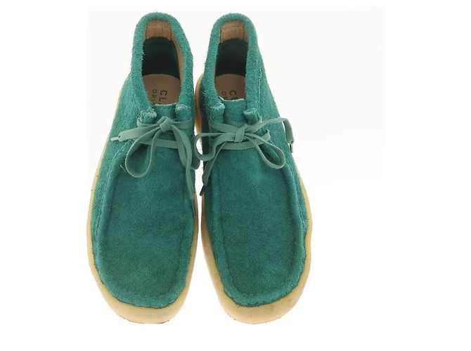 Autre Marque Stivaletti Clarks Hidden NY in scamosciato Verde - vista 2