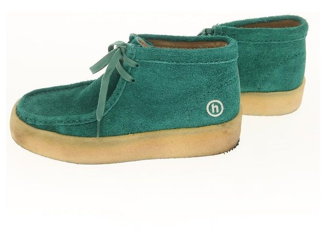 Autre Marque Stivaletti Clarks Hidden NY in scamosciato Verde - vista 6