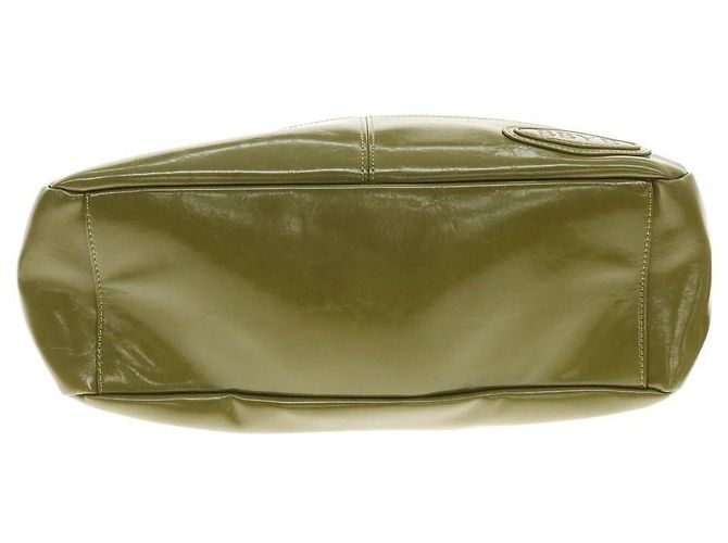 Autre Marque Borsa a tracolla in pelle smaltata BBYB Verde Verde oliva - vista 4