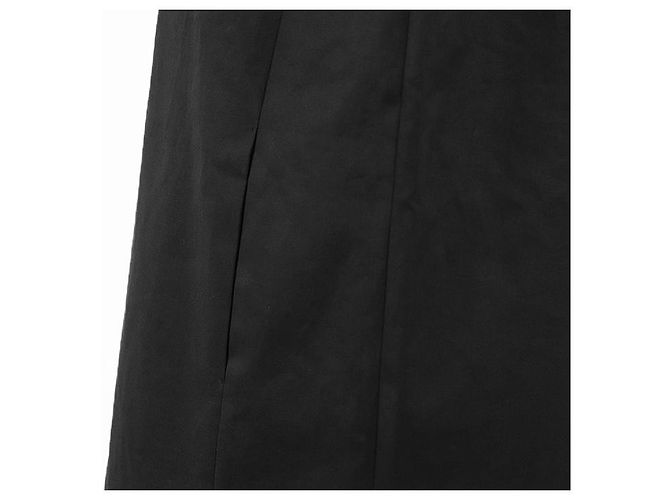 Autre Marque Vestido de algodón YOKO CHAN Negro - vista 3