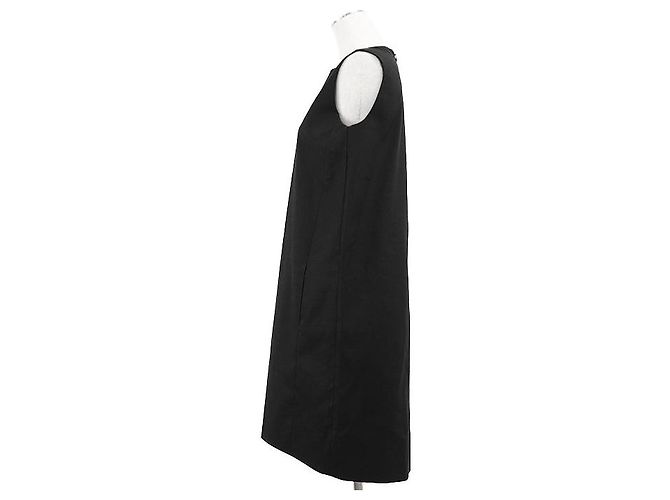 Autre Marque Vestido de algodón YOKO CHAN Negro - vista 5