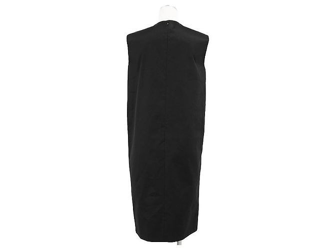 Autre Marque Vestido de algodón YOKO CHAN Negro - vista 6
