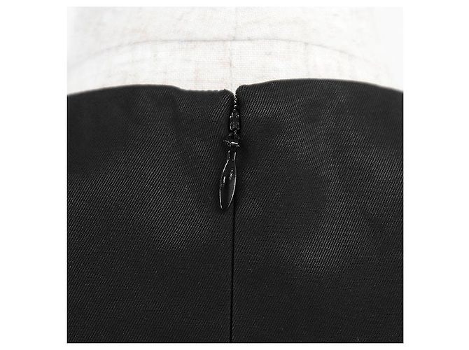Autre Marque Vestido de algodón YOKO CHAN Negro - vista 7
