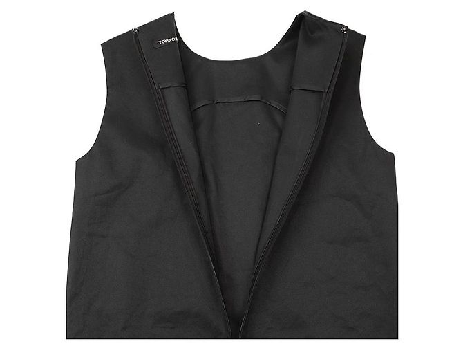 Autre Marque Vestido de algodón YOKO CHAN Negro - vista 8