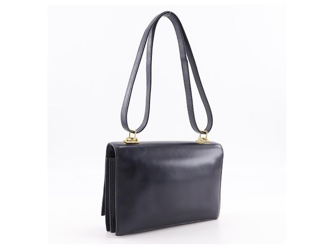 Hermès Borsa a tracolla 2way in pelle Box Calf Hermes Blu - vista 3