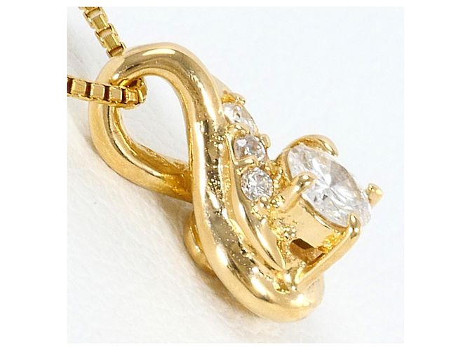 Autre Marque Collana in oro giallo 18K con diamante D'oro - vista 2