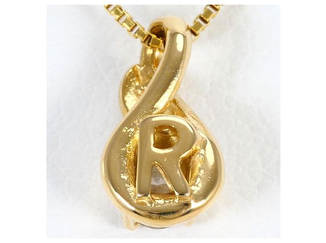 Autre Marque Collana in oro giallo 18K con diamante D'oro - vista 3