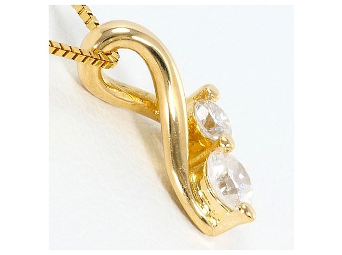 Autre Marque Collana in oro giallo 18K con diamante D'oro - vista 2