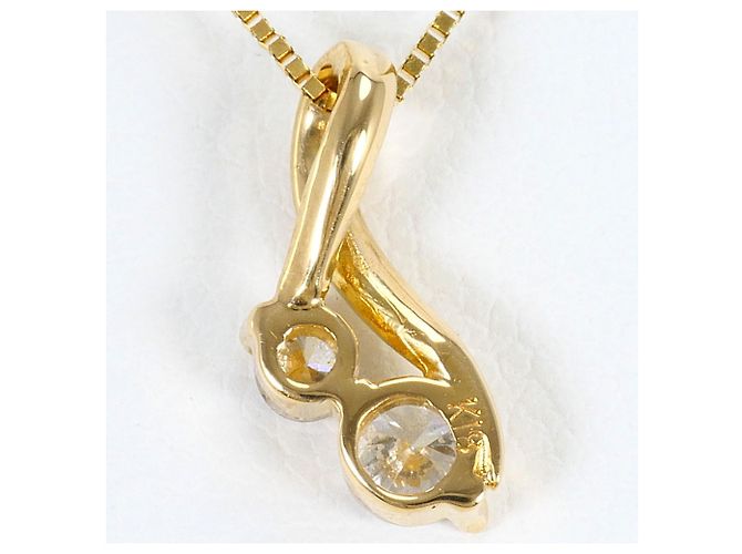 Autre Marque Collana in oro giallo 18K con diamante D'oro - vista 3