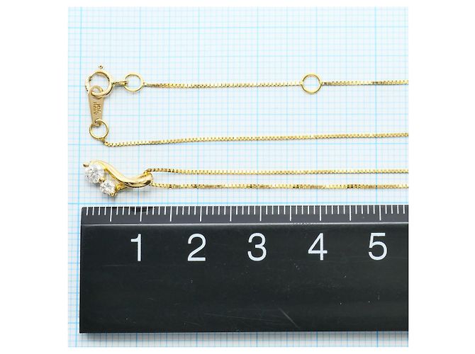 Autre Marque Collana in oro giallo 18K con diamante D'oro - vista 4