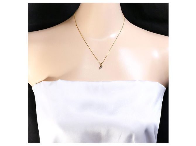 Autre Marque Collana in oro giallo 18K con diamante D'oro - vista 5