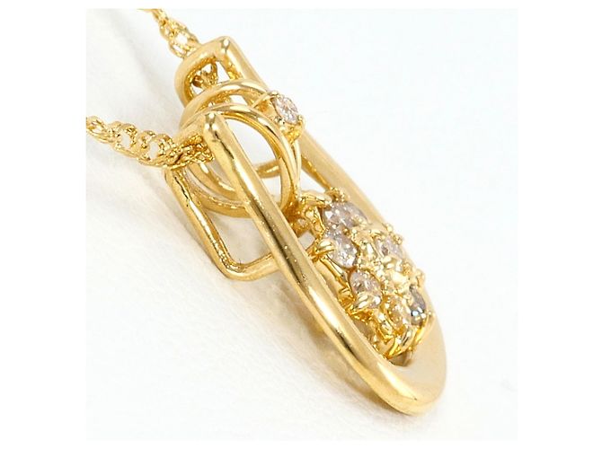 Autre Marque Collana in oro giallo 18K con diamante D'oro - vista 2