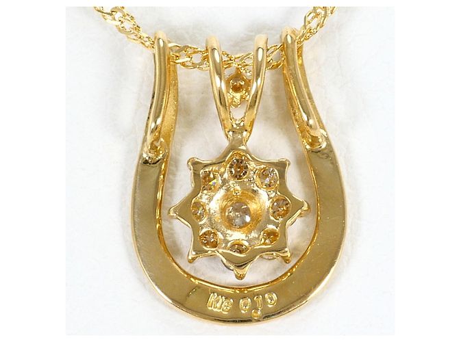 Autre Marque Collana in oro giallo 18K con diamante D'oro - vista 3