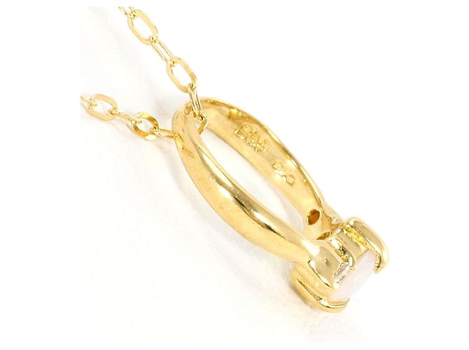 Autre Marque Collana in oro giallo 18K con opale e diamante D'oro - vista 2